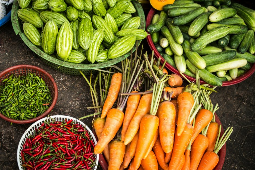 harvested fruits